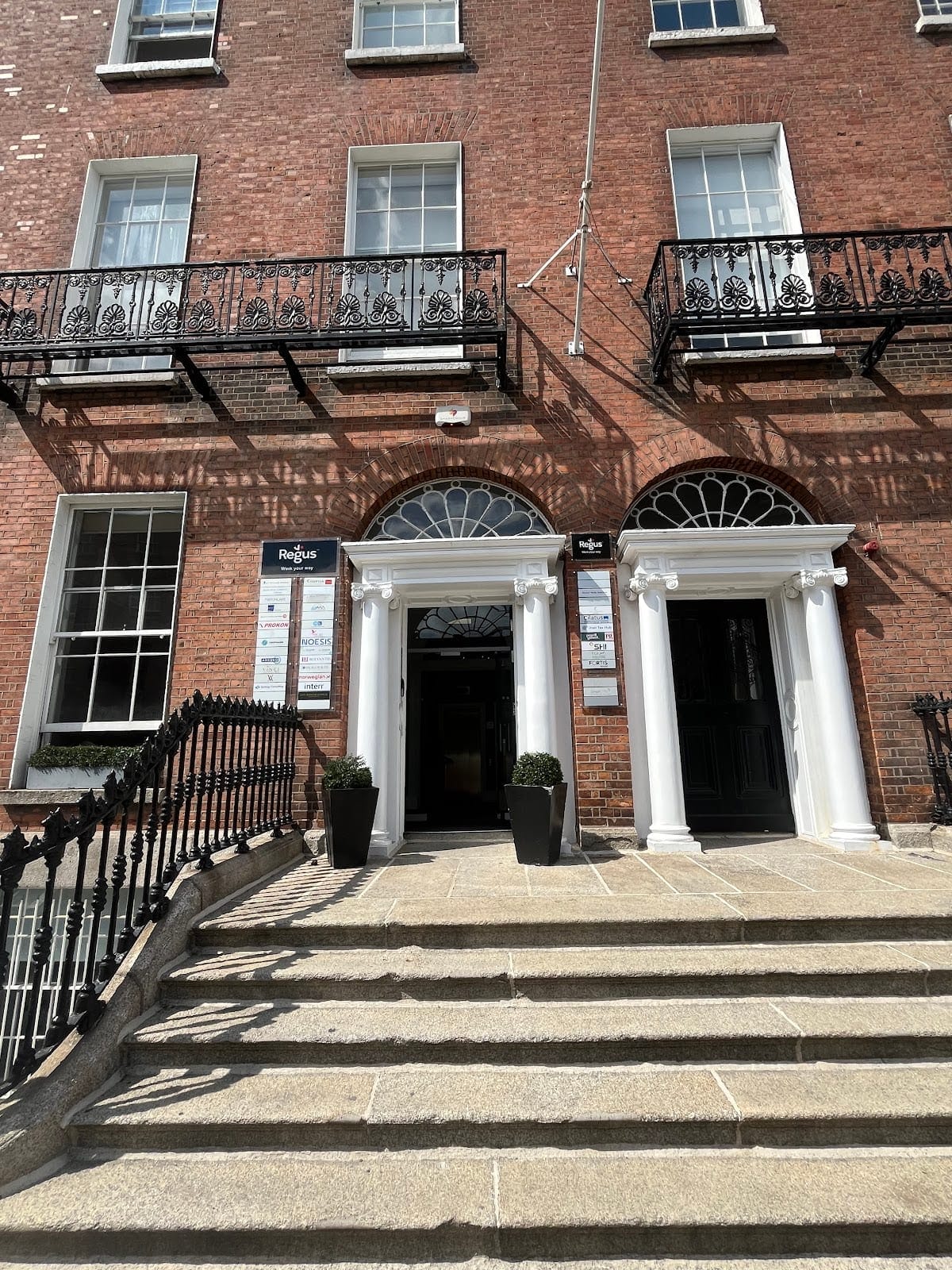Regus Pembroke House exterior on Pembroke Street Upper, Dublin 2